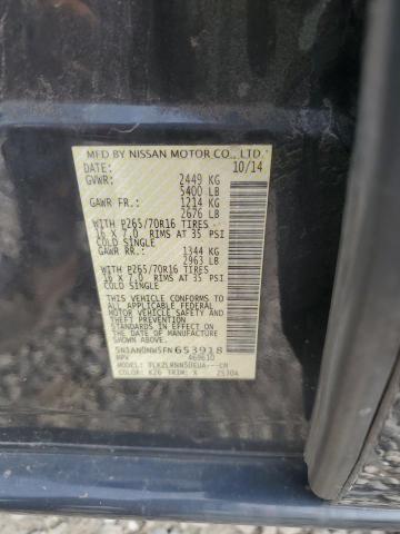 2015 NISSAN XTERRA X 5N1AN0NW5FN653918