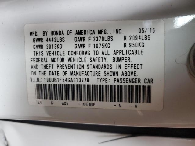 2016 ACURA TLX TECH 19UUB1F54GA013778