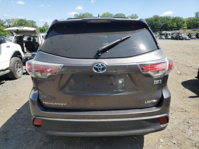 VIN 5TDDCRFH8FS009464 2015 Toyota Highlander, Hybri... no.6