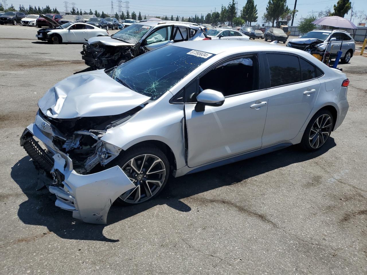 Lot #2945166686 2020 TOYOTA COROLLA SE