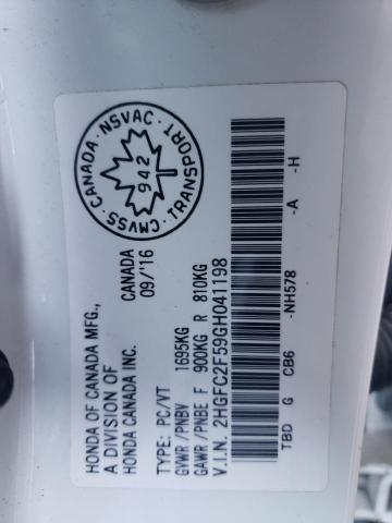 2016 HONDA CIVIC LX - 2HGFC2F59GH041198