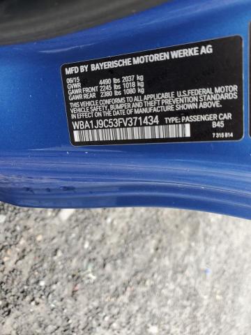 VIN WBA1J9C53FV371434 2015 BMW 2 Series, M235XI no.12