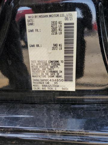 2015 NISSAN ALTIMA 2.5 - 1N4AL3APXFC494650