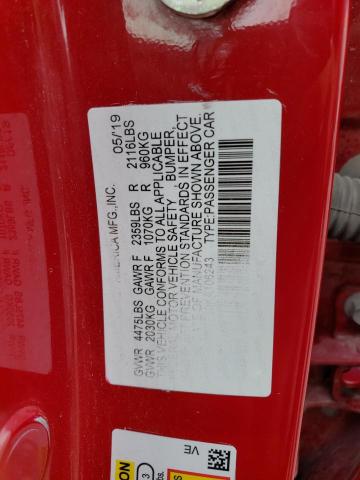 2019 HONDA ACCORD SPO - 1HGCV1F30KA106243