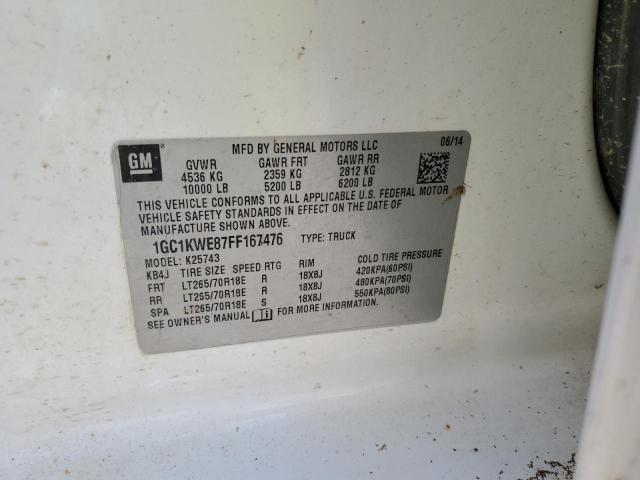 2015 CHEVROLET SILVEO2500 1GC1KWE87FF167476