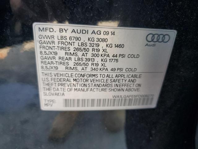 2015 AUDI Q7 PREMIUM - WA1LGAFE5FD008270