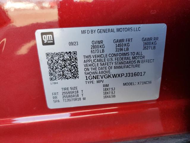 2023 CHEVROLET TRAVERSE L - 1GNEVGKWXPJ316017