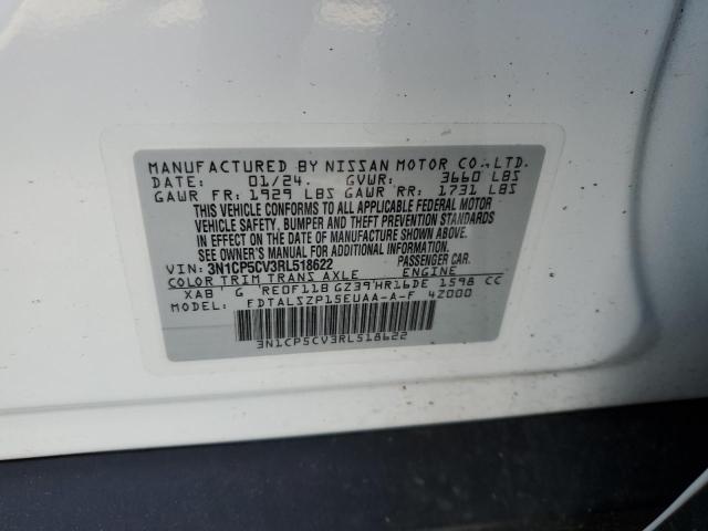 2024 NISSAN KICKS SV 3N1CP5CV3RL518622  68109174