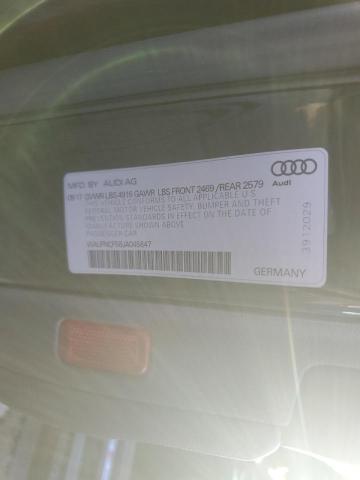 2018 AUDI A5 PRESTIG WAUFNCF58JA045647