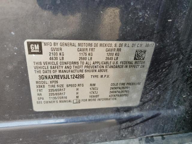 2018 CHEVROLET EQUINOX LS - 3GNAXREV9JL124286