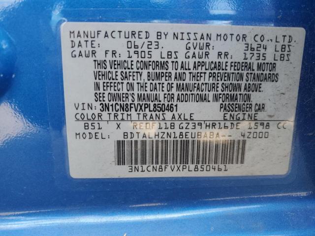 2023 NISSAN VERSA SR - 3N1CN8FVXPL850461