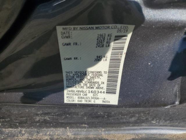 2020 NISSAN ALTIMA S - 1N4BL4BV6LC160344