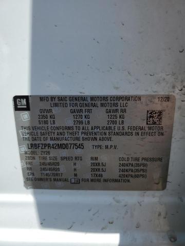 2021 BUICK ENVISION E - LRBFZPR42MD077545
