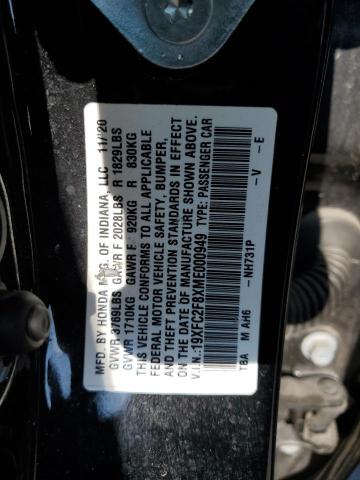 2021 HONDA CIVIC SPOR - 19XFC2F8XME000949