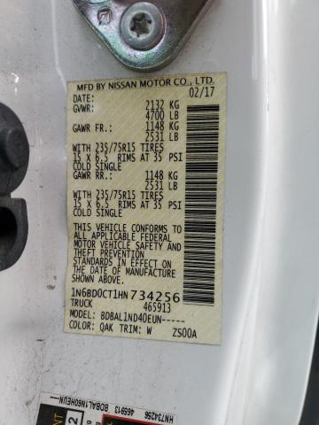 2017 NISSAN FRONTIER 1N6BD0CT1HN734256