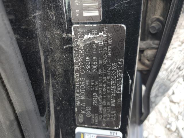 VIN KNAFX4A67E5062289 2014 KIA Forte, LX no.13