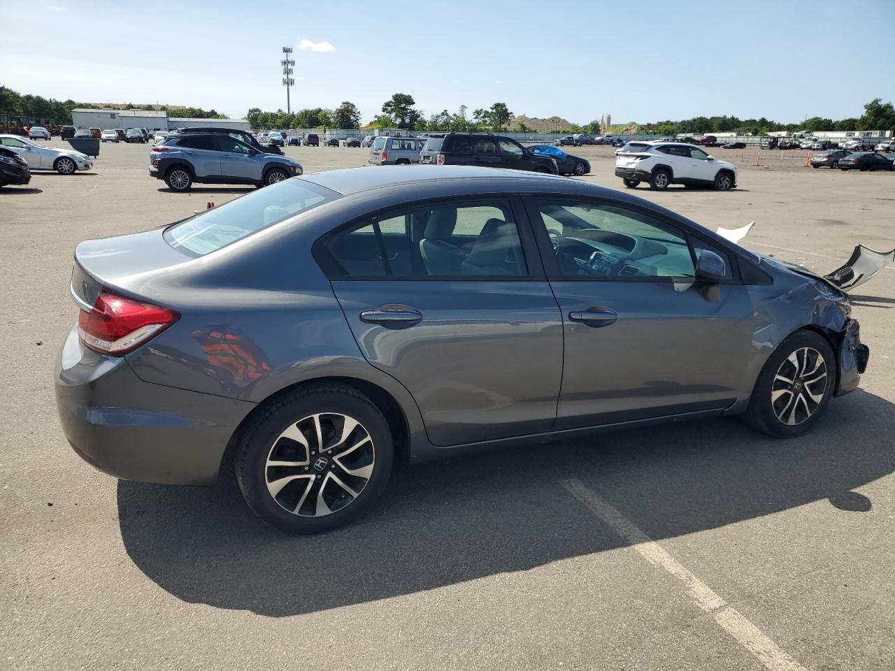 Lot #2804088603 2013 HONDA CIVIC EXL