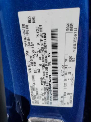 2017 FORD ESCAPE TIT - 1FMCU9JD7HUC44624