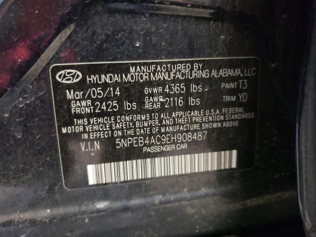 VIN 5NPEB4AC9EH908487 2014 Hyundai Sonata, Gls no.12