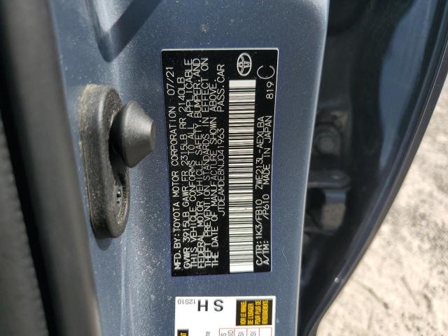 2022 TOYOTA COROLLA LE - JTDEAMDE8NJ041963