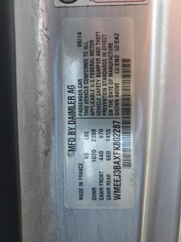 2015 SMART FORTWO PUR - WMEEJ3BAXFK802287