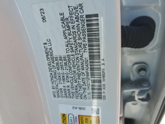 2023 HONDA ACCORD TOU - 1HGCY2F84PA042921