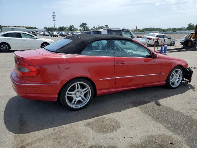 MERCEDES-BENZ CLK 550 2008 red converti gas WDBTK72F28T091833 photo #4