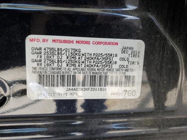 2015 MITSUBISHI OUTLANDER - JA4AD3A3XFZ011816