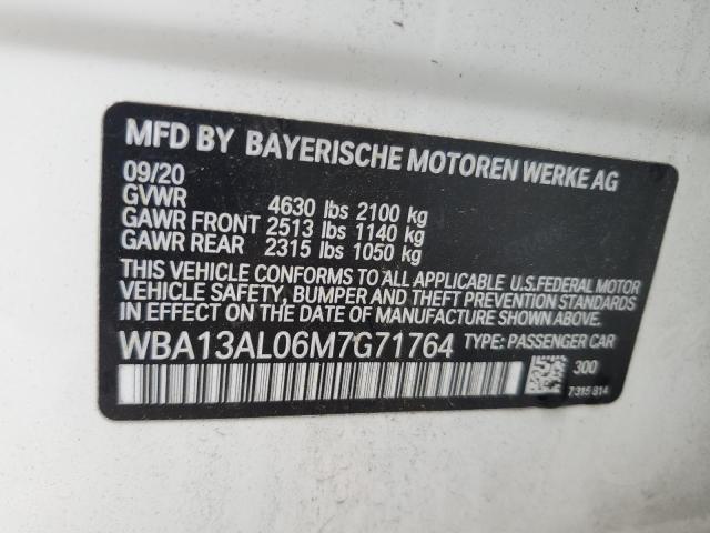 VIN WBA13AL06M7G71764 2021 BMW 2 Series, M235XI no.12