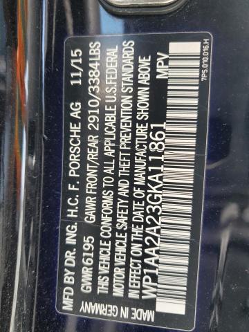 2016 PORSCHE CAYENNE - WP1AA2A23GKA11861