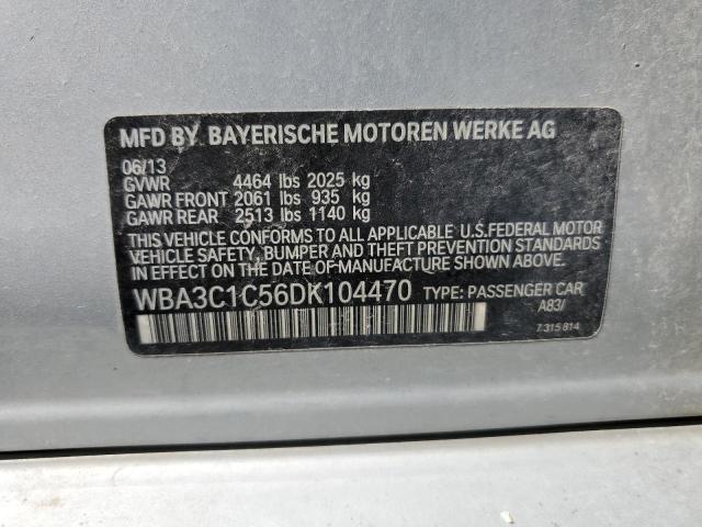 VIN WBA3C1C56DK104470 2013 BMW 3 Series, 328 I Sulev no.12