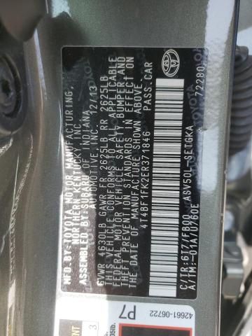 VIN 4T4BF1FK2ER371846 2014 Toyota Camry, L no.12