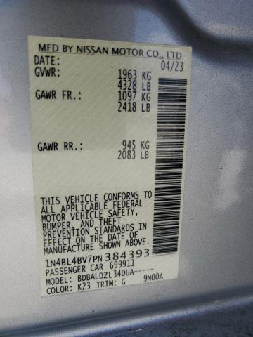 2023 NISSAN ALTIMA S - 1N4BL4BV7PN384393