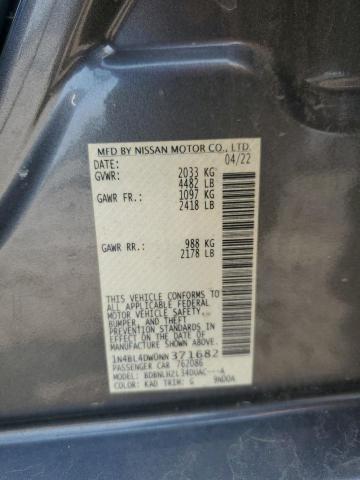 2022 NISSAN ALTIMA SV - 1N4BL4DW0NN371682