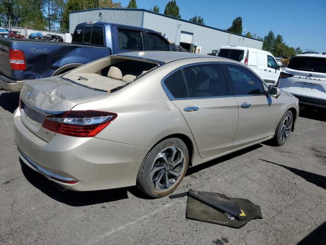 HONDA ACCORD EXL 2016 beige  gas 1HGCR3F8XGA010154 photo #4