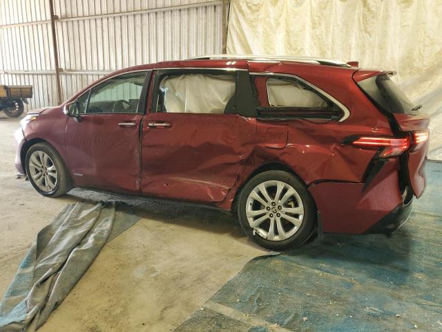 Vin: 5tderkecxms032404, lot: 68022034, toyota sienna limited 20212