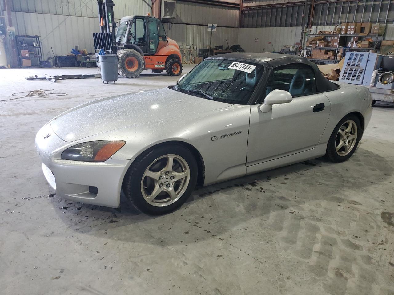 HONDA S2000 2002 gray converti gas JHMAP11442T003765 photo #1