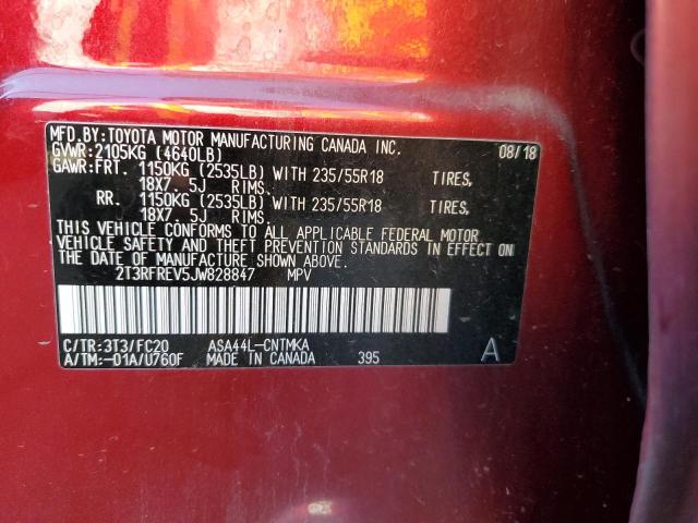 2018 TOYOTA RAV4 ADVEN - 2T3RFREV5JW828847