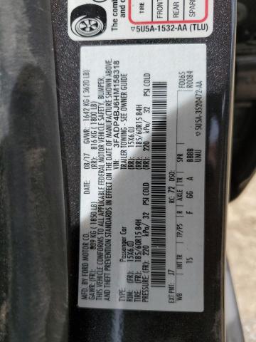 2017 FORD FIESTA SE - 3FADP4BJ6HM158318