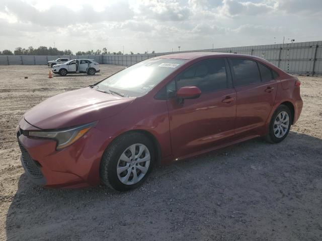 TOYOTA COROLLA LE 2021 red  gas JTDEPMAE6MJ160595 photo #1