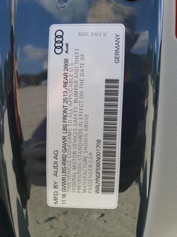 2019 AUDI A5 PREMIUM - WAUYNGF5XKN001708