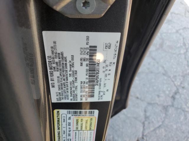 VIN 3FA6P0H78GR114450 2016 Ford Fusion, SE no.12