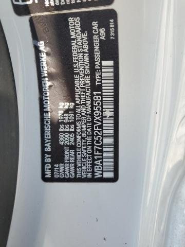 VIN WBA1F7C52FVX95581 2015 BMW 2 Series, 228 XI no.12