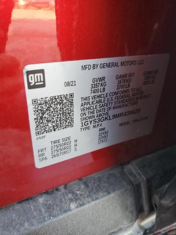 VIN 1GYS3GKL9MR439628 2021 Cadillac Escalade, Sport... no.13