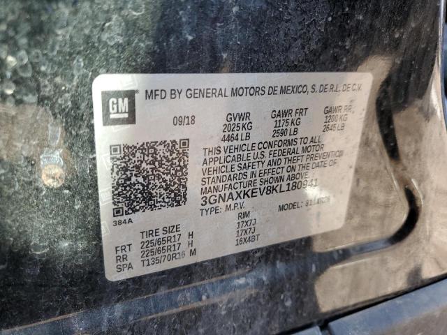 2019 CHEVROLET EQUINOX LT - 3GNAXKEV8KL180941