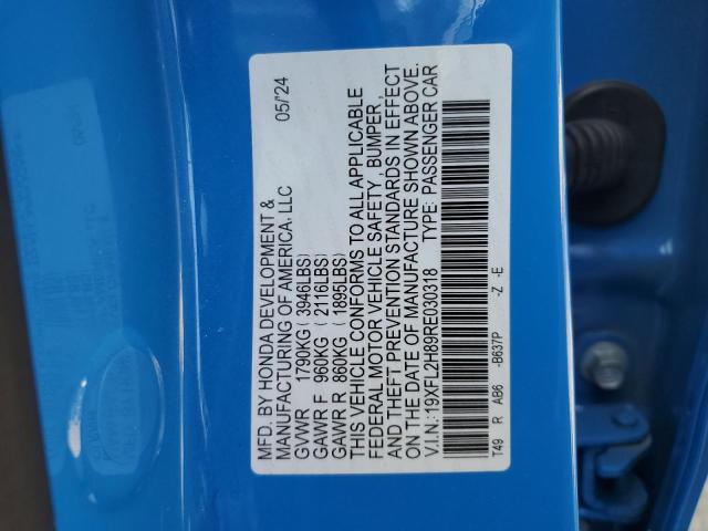 2024 HONDA CIVIC SPOR - 19XFL2H89RE030318