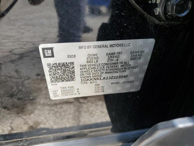 2018 GMC ACADIA SLE - 1GKKNKLA2JZ223040