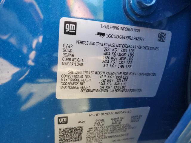2024 CHEVROLET 1500 SILVE - 1GCUDGED9RZ252073