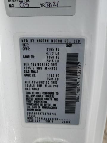 2020 NISSAN NV200 2.5S - 3N6CM0KN7LK705737