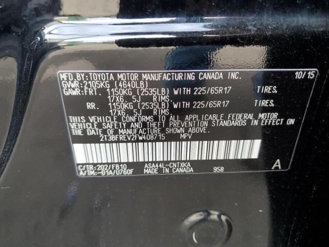 2015 TOYOTA RAV4 LE - 2T3BFREV2FW408715